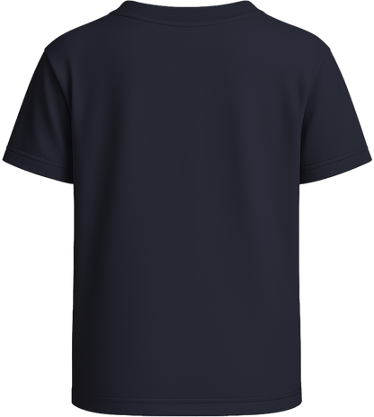 Comfort boys fitted t-shirt_FRENCH NAVY_back