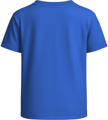 Comfort boys fitted t-shirt_ROYAL_back