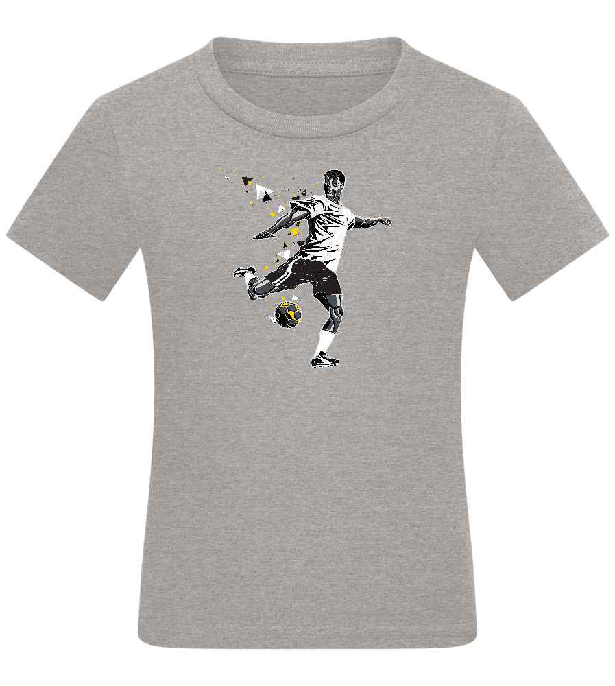 Power Shot Design - Comfort boys fitted t-shirt_ORION GREY_front
