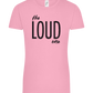 The Loud One Design - Comfort women's t-shirt_PINK ORCHID_front