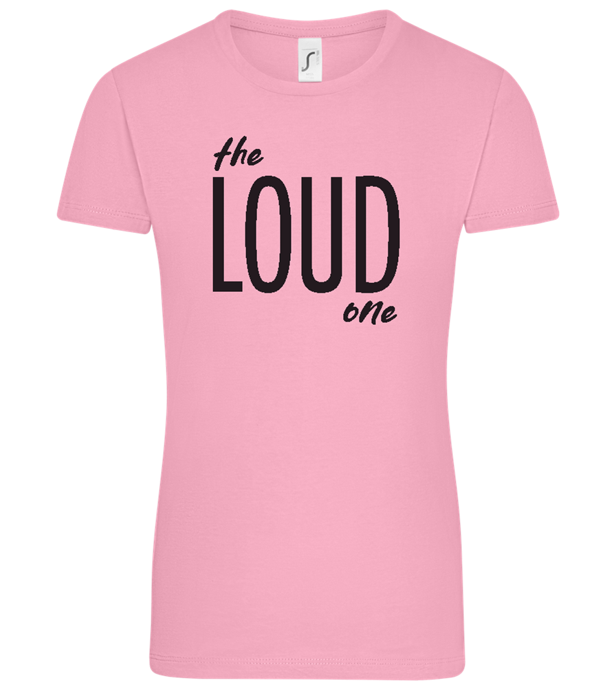 The Loud One Design - Comfort women's t-shirt_PINK ORCHID_front