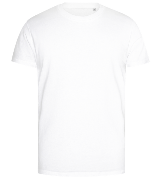 Premium men's close fitting t-shirt_WHITE_front