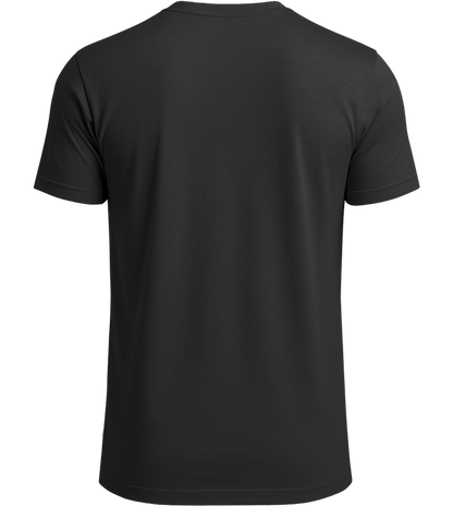 Premium men's close fitting t-shirt_DEEP BLACK_back