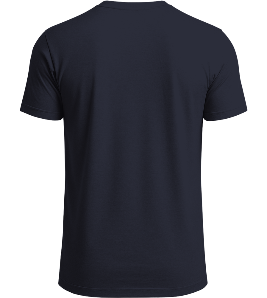 Premium men's close fitting t-shirt_FRENCH NAVY_back