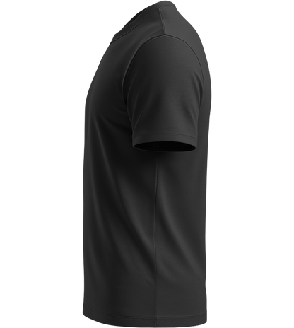 Premium men's close fitting t-shirt_DEEP BLACK_left