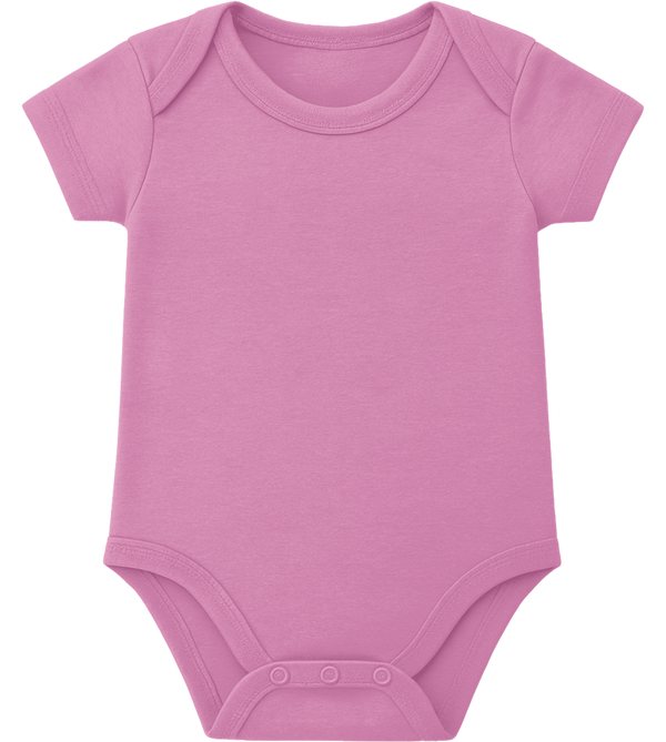 Baby bodysuit_PINK ORCHID_front