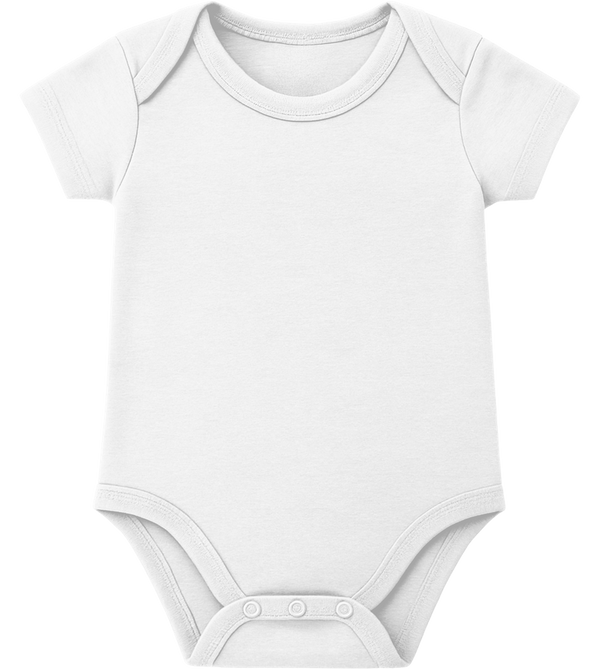 Baby bodysuit_WHITE_front