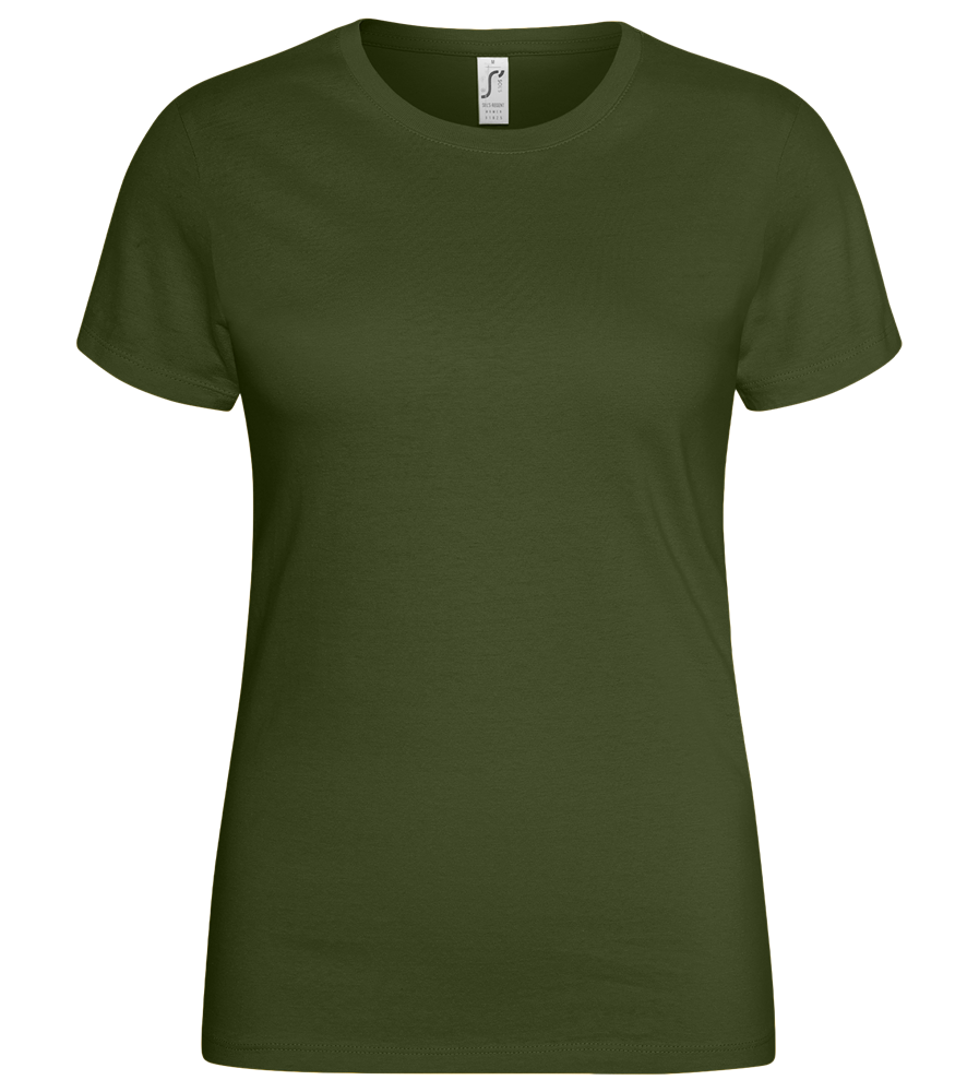 Basic women's t-shirt_ARMY_front