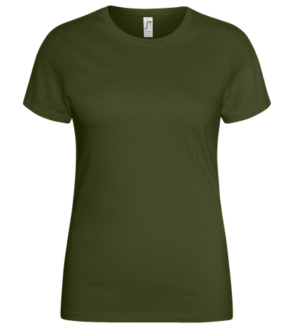 Basic women's t-shirt_ARMY_front