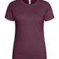 Basic women's t-shirt_BORDEAUX_front