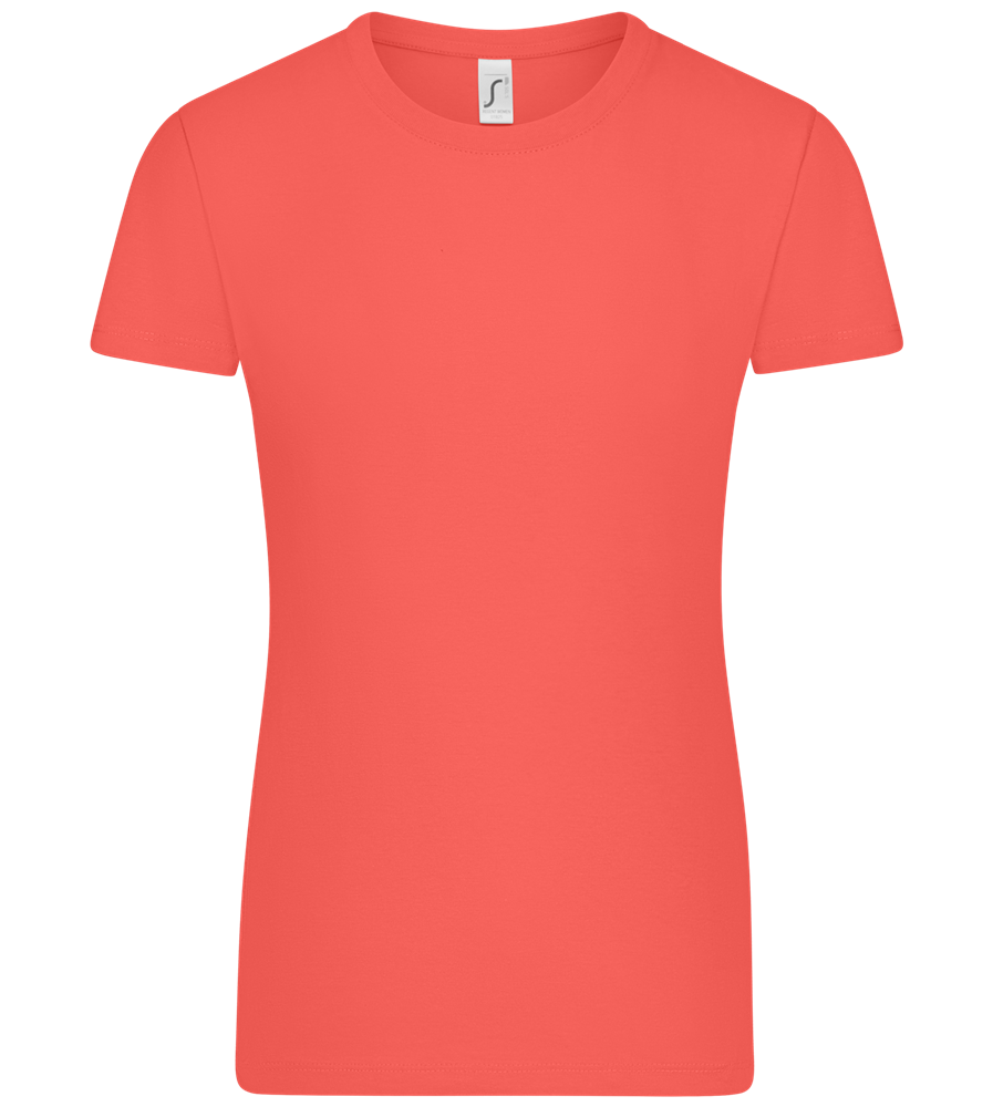 Basic women's t-shirt_CORAL_front