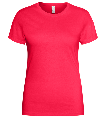 Basic women's t-shirt_CORAL_front