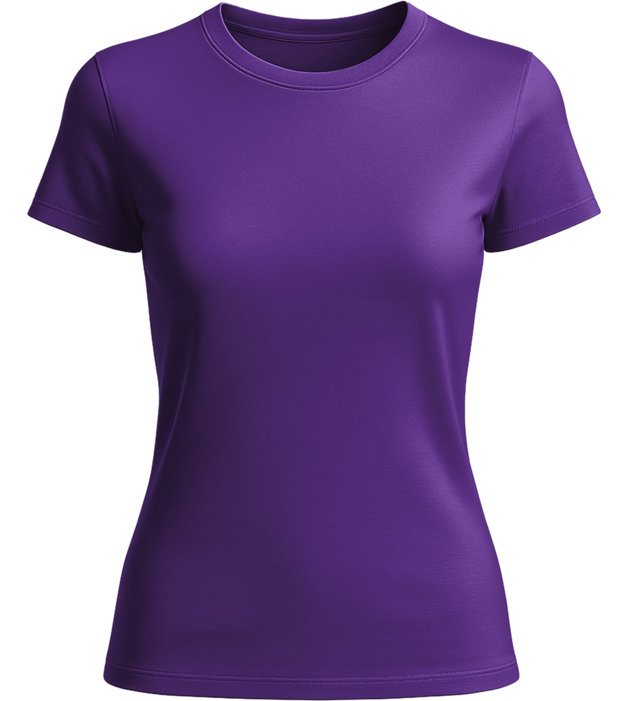 Basic women's t-shirt_DARK PURPLE_front