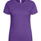 Basic women's t-shirt_DARK PURPLE_front