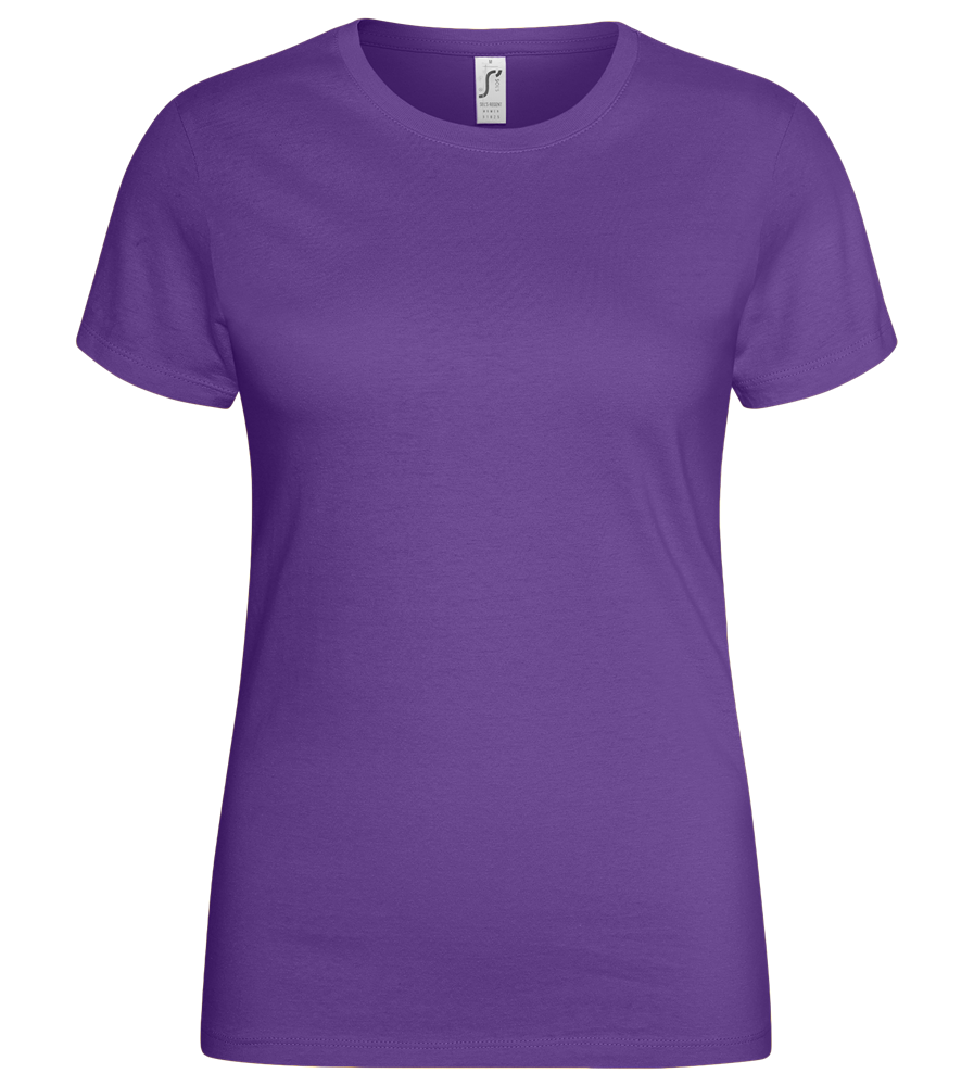 Basic women's t-shirt_DARK PURPLE_front