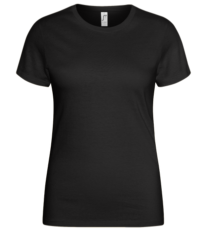 Basic women's t-shirt_DEEP BLACK_front