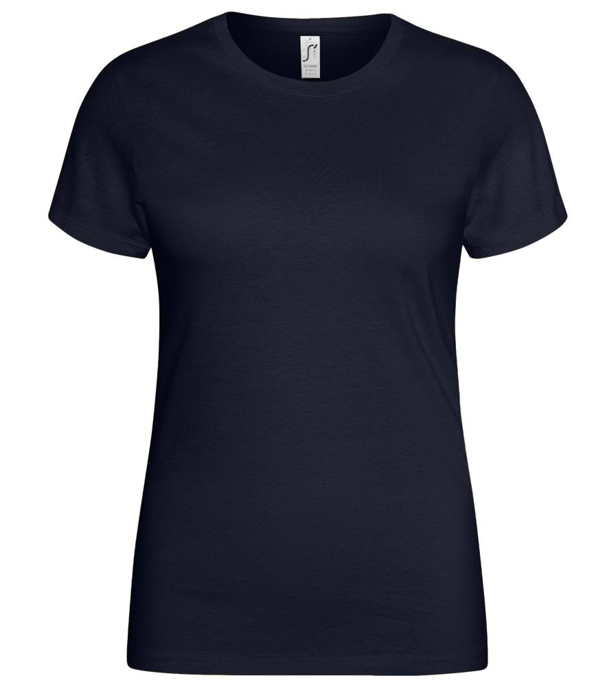 Basic women's t-shirt_FRENCH NAVY_front