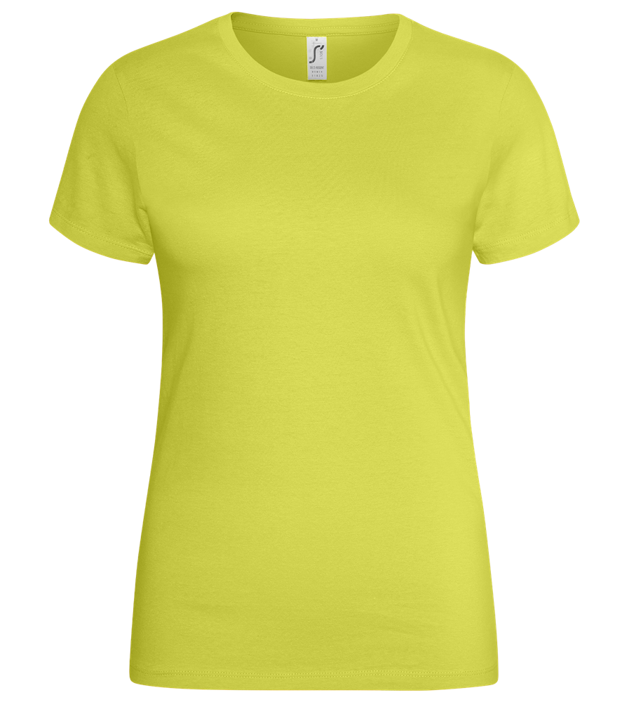 Basic women's t-shirt_GREEN APPLE_front