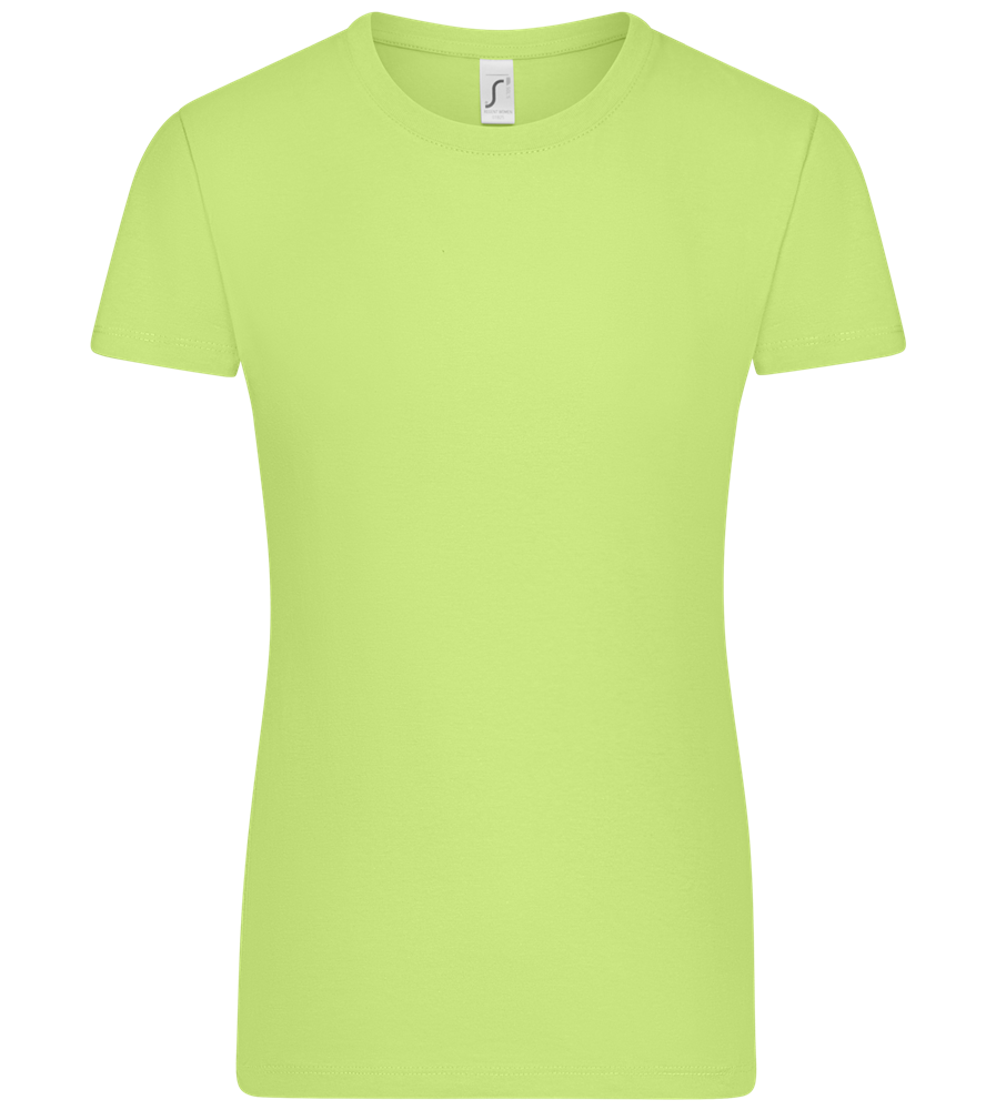 Basic women's t-shirt_GREEN APPLE_front