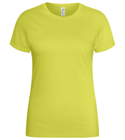 Basic women's t-shirt_GREEN APPLE_front