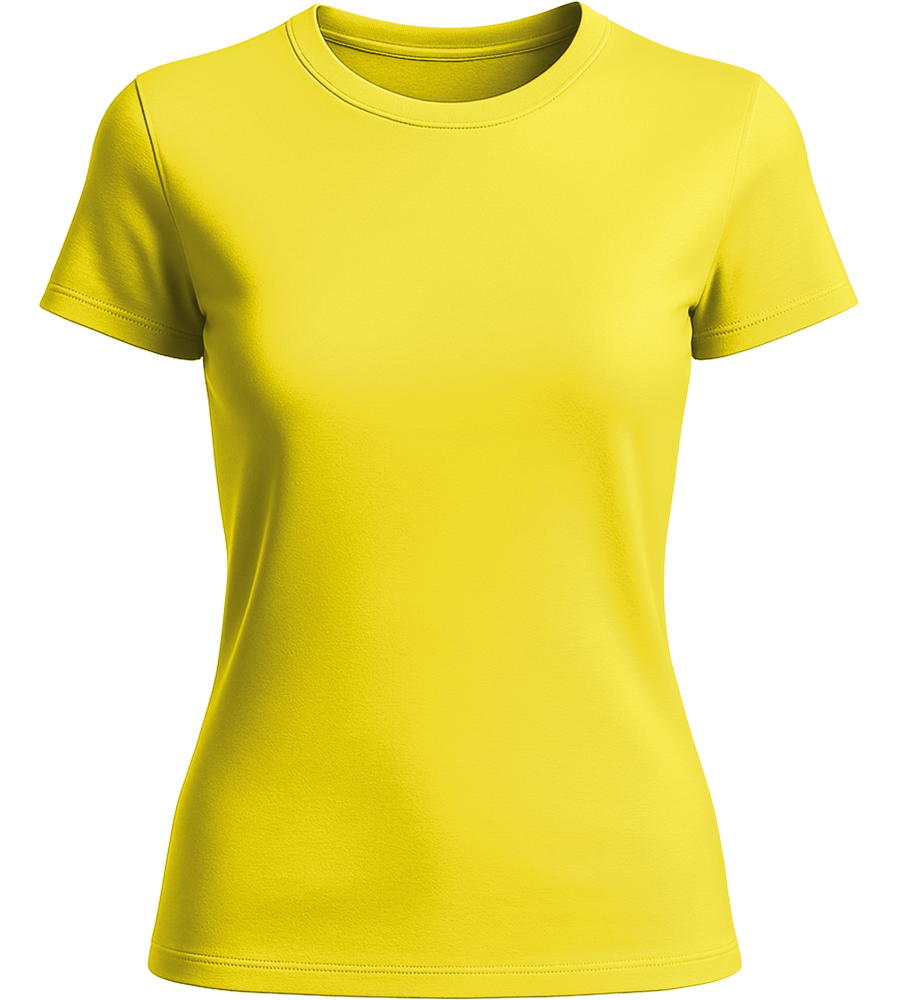 Basic women's t-shirt_LEMON_front