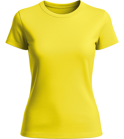 Basic women's t-shirt_LEMON_front