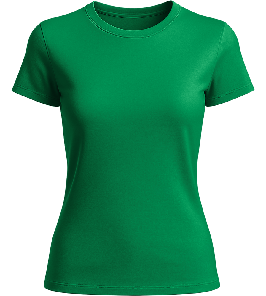 Basic women's t-shirt_MEADOW GREEN_front