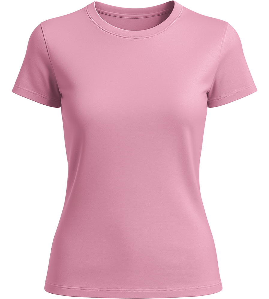 Basic women's t-shirt_PINK ORCHID_front