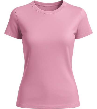 Basic women's t-shirt_PINK ORCHID_front