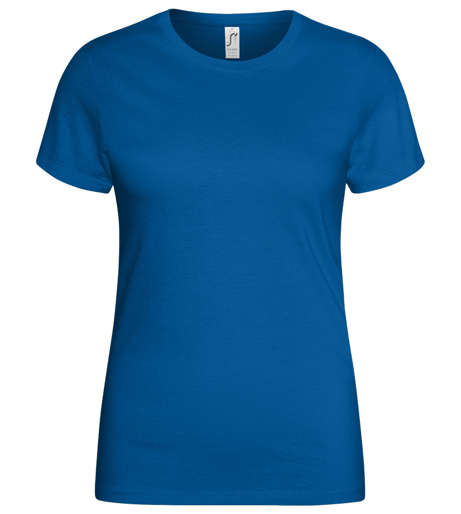 Basic women's t-shirt_ROYAL_front