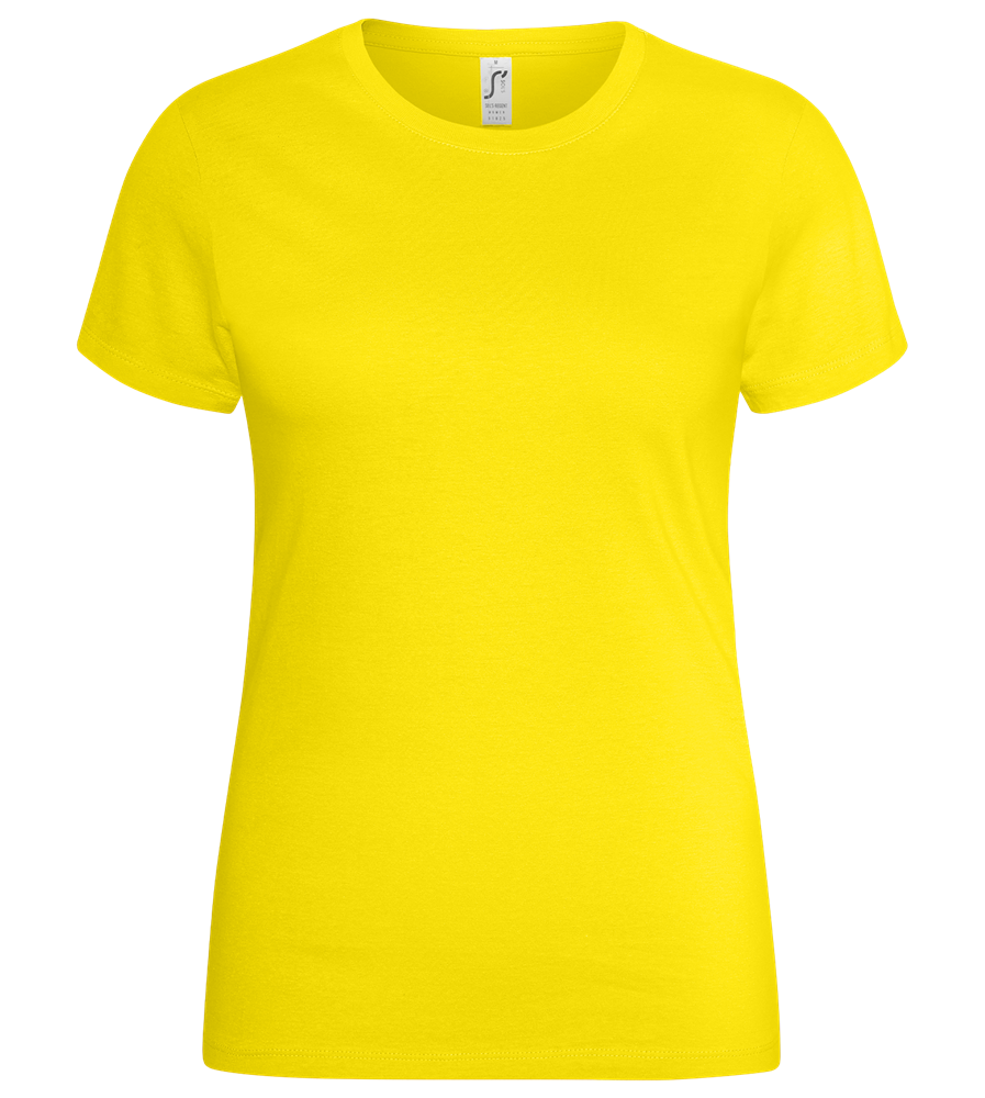 Basic women's t-shirt_YELLOW_front