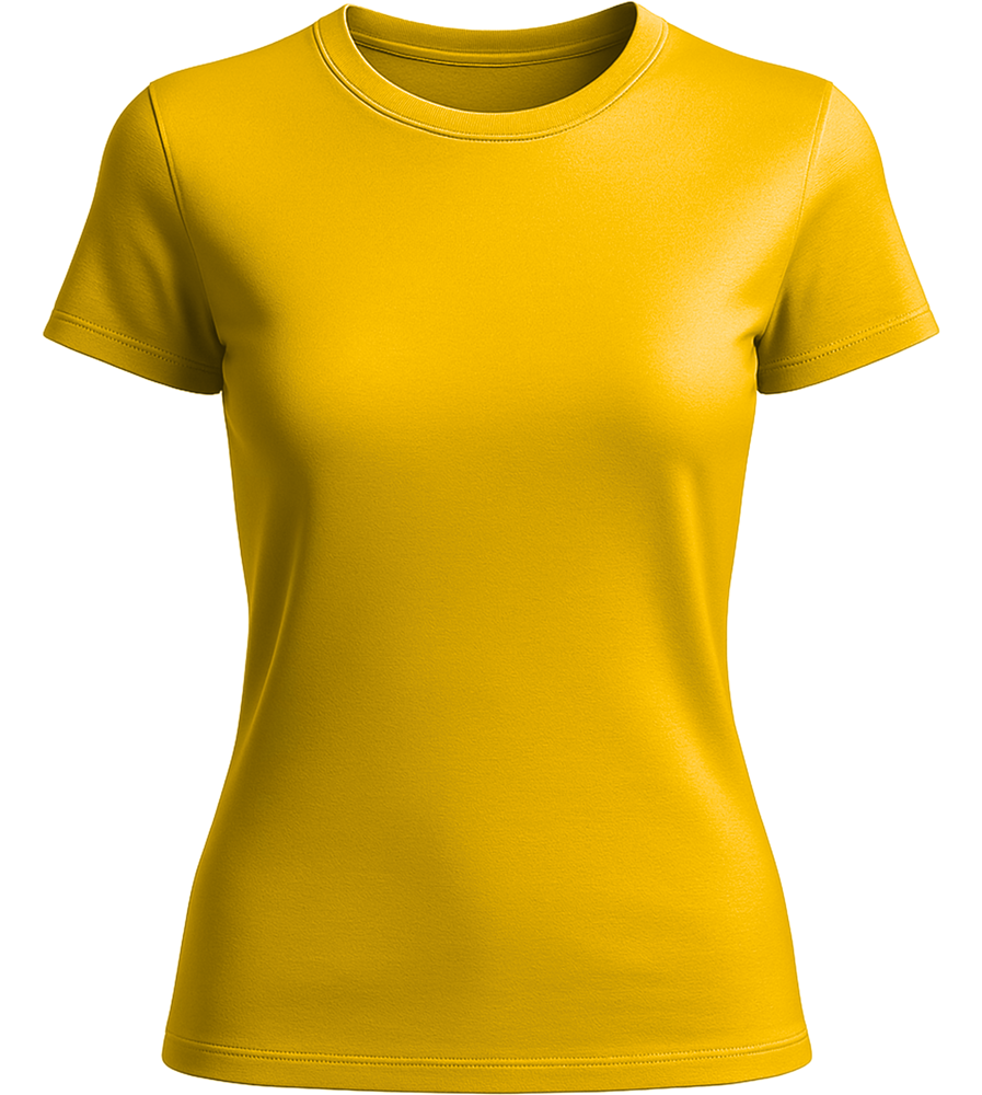 Basic women's t-shirt_YELLOW_front