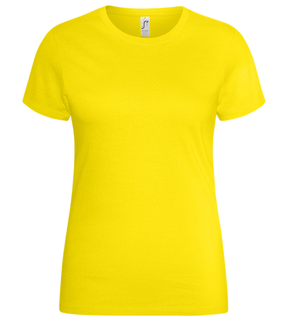 Basic women's t-shirt_YELLOW_front