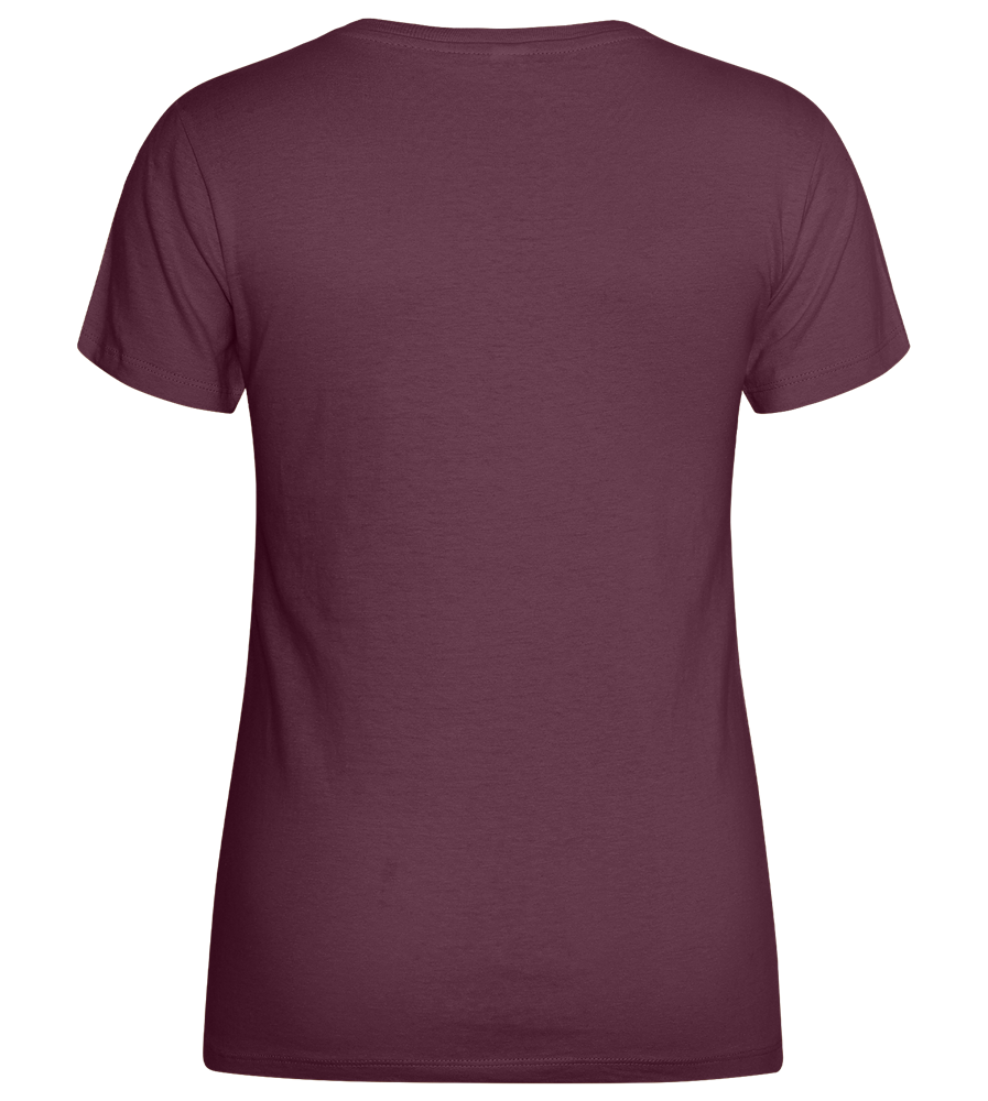 Basic women's t-shirt_BORDEAUX_back