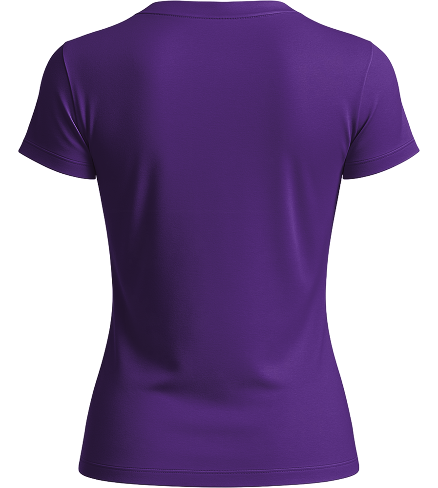 Basic women's t-shirt_DARK PURPLE_back