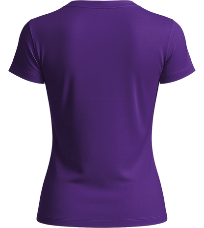 Basic women's t-shirt_DARK PURPLE_back