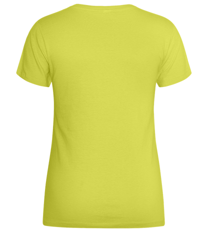 Basic women's t-shirt_GREEN APPLE_back