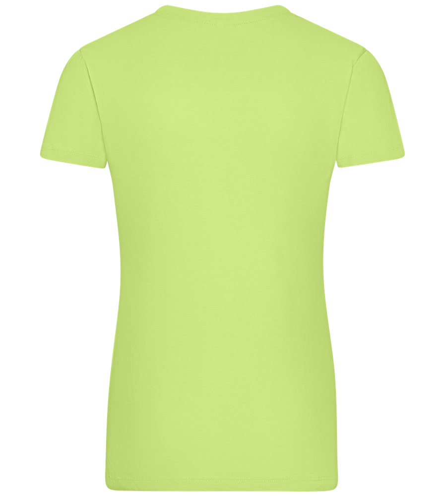Basic women's t-shirt_GREEN APPLE_back