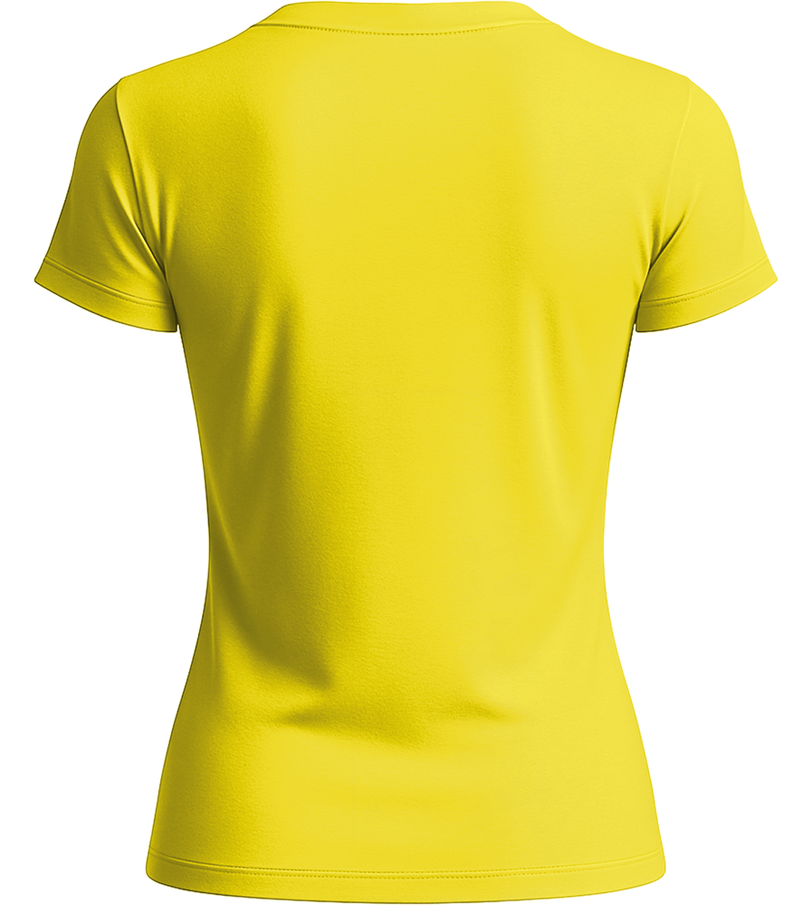 Basic women's t-shirt_LEMON_back