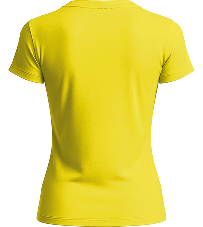 Basic women's t-shirt_LEMON_back