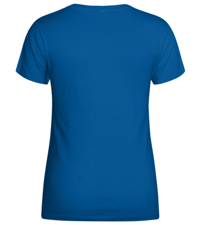 Basic women's t-shirt_ROYAL_back