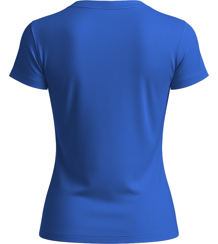 Basic women's t-shirt_ROYAL_back