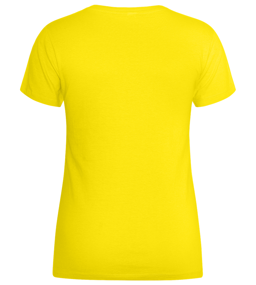 Basic women's t-shirt_YELLOW_back