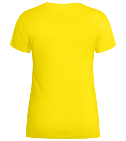 Basic women's t-shirt_YELLOW_back