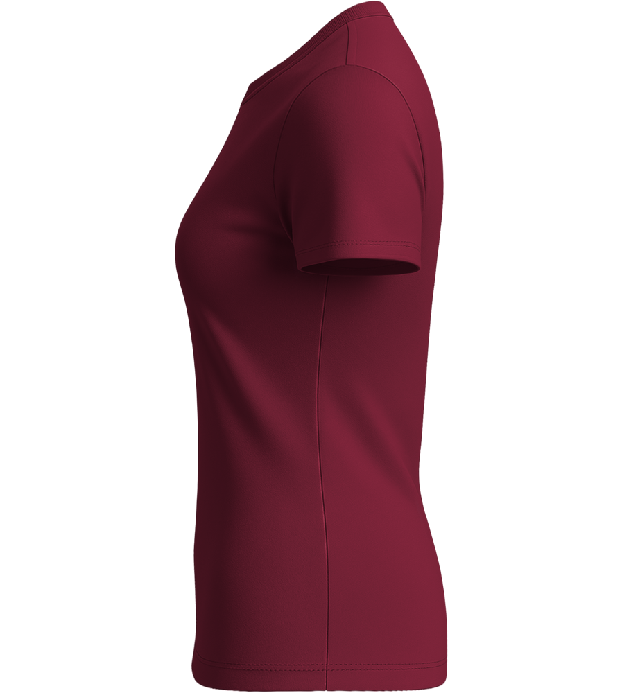 Basic women's t-shirt_BORDEAUX_left