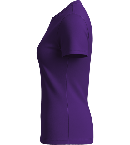 Basic women's t-shirt_DARK PURPLE_left