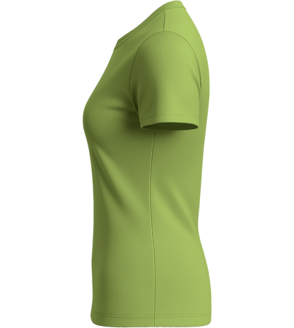 Basic women's t-shirt_GREEN APPLE_left