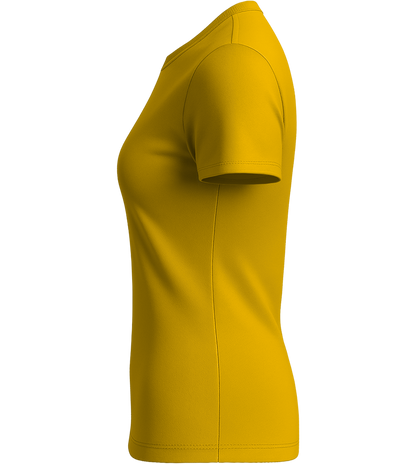 Basic women's t-shirt_YELLOW_left