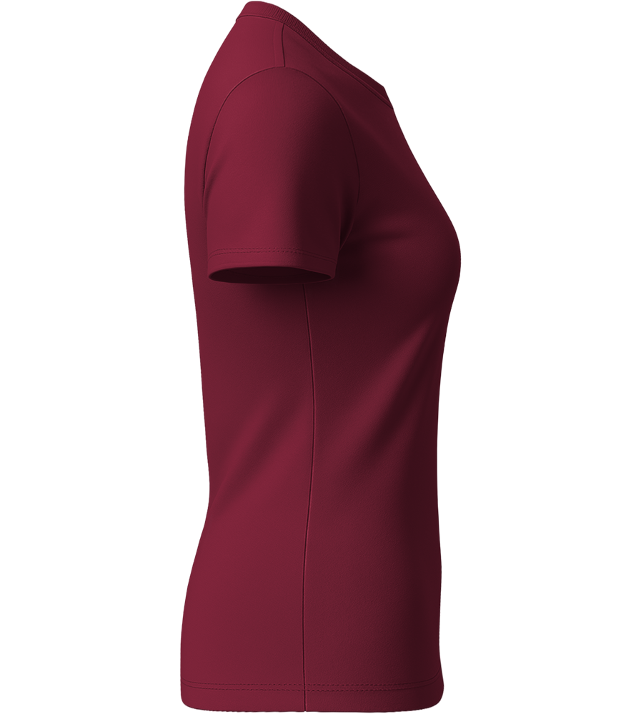 Basic women's t-shirt_BORDEAUX_right