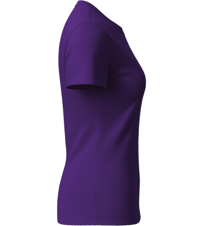 Basic women's t-shirt_DARK PURPLE_right